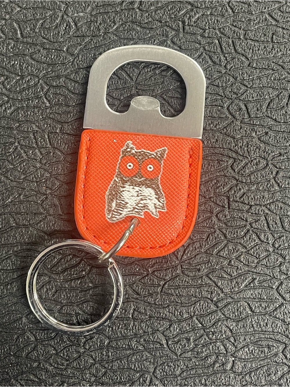 Hooters Orange ‘Hootie’ Owl Keychain Bottle Opener